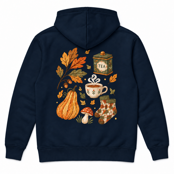 Fall Hoodie - French Navy - back