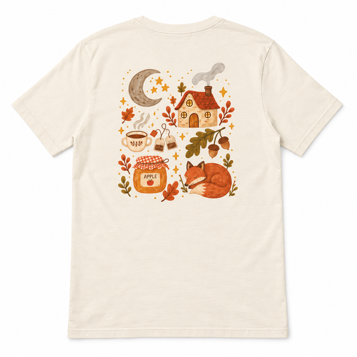 Fall T-shirt - Vintage White - back