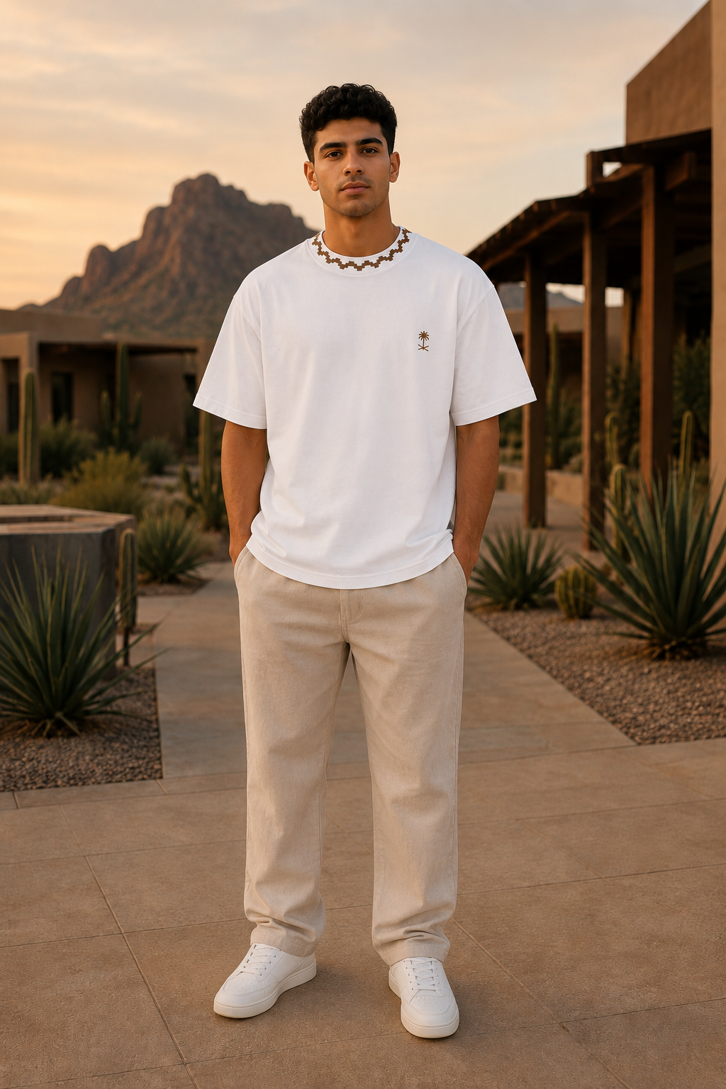 OMNIPRESENT Al Sadu Mesa T-shirt front